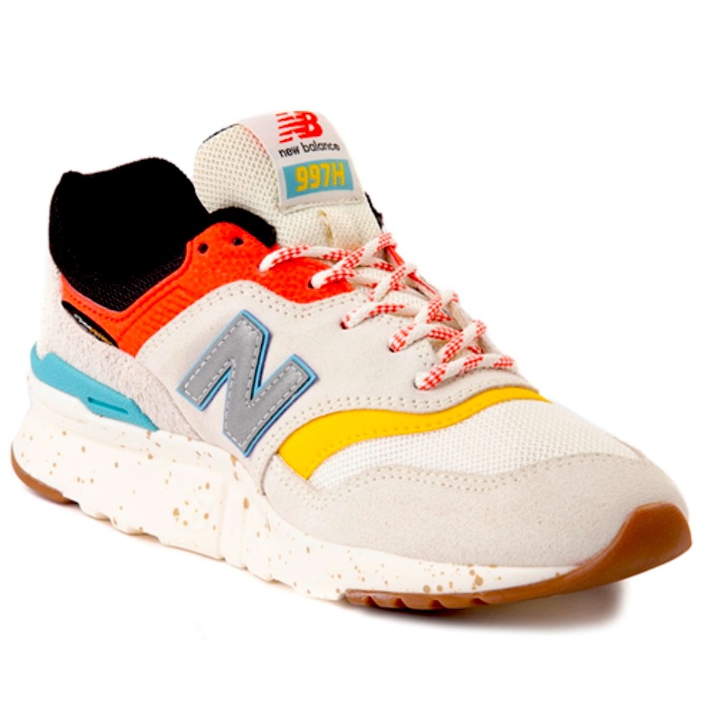 Womens New Balance 997H Athletic Shoe - Cream / Multicor